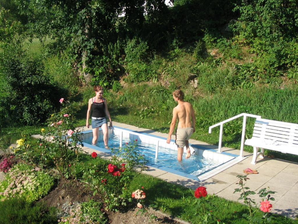 Wellness Ferienwohnungen Zellertalblick 드라흐젤스리에트 외부 사진